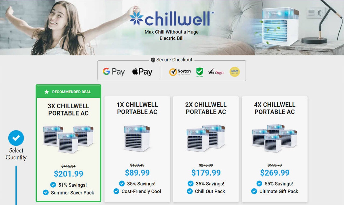 ChillWell Portable AC Reviews: (Warning! Must Read) Avoid Scam Report Today!