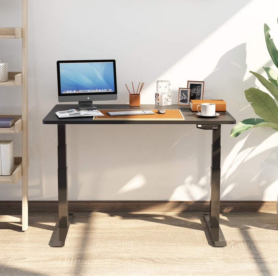 How to set up an ergonomic computer desk for multiple uses?