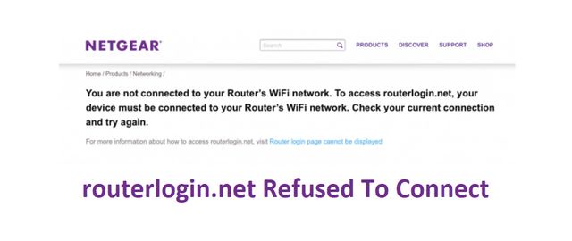 routerlogin.net refused to connect