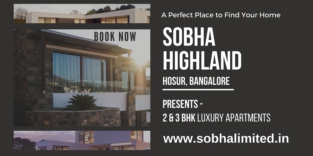 Sobha Highland Flats In Hosur Road Bangalore - As Delightful As The Aromas It Inspires.