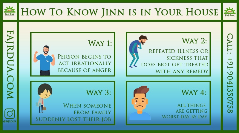 Signs of jinn in house - Dua to Remove Jinn from body and home