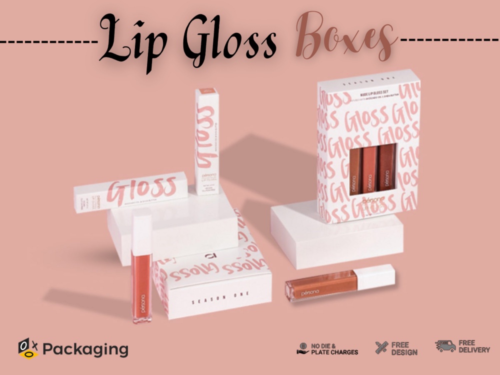 Custom Lip Gloss Boxes for all Your Lip Gloss Packaging