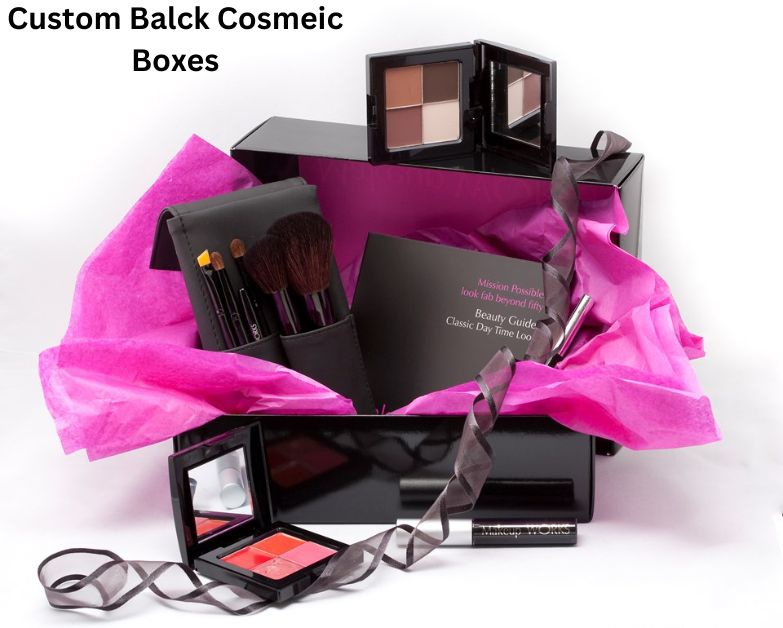 Elegant Black Cosmetic Boxes for Your Beauty Routine