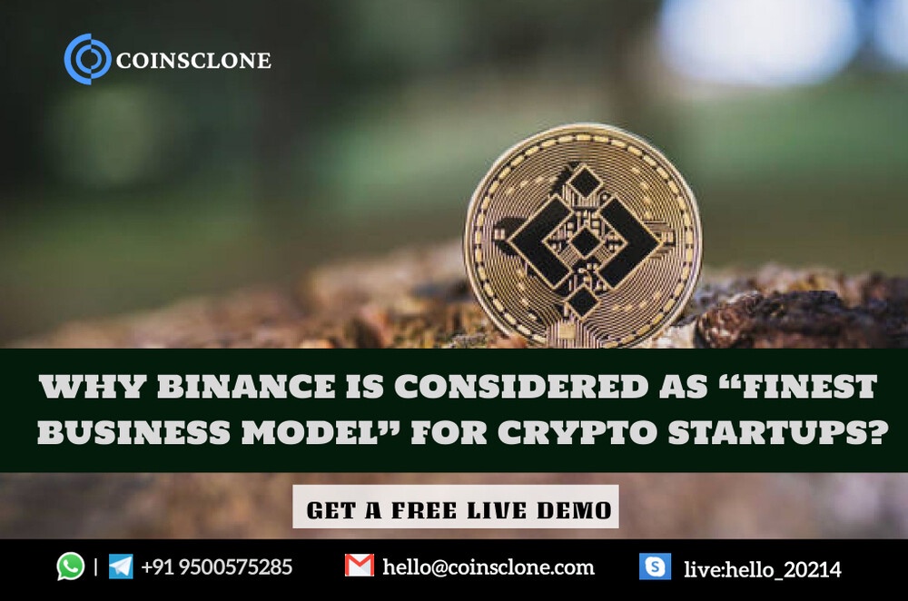 Why binance is considered as “finest business model” for crypto startups?