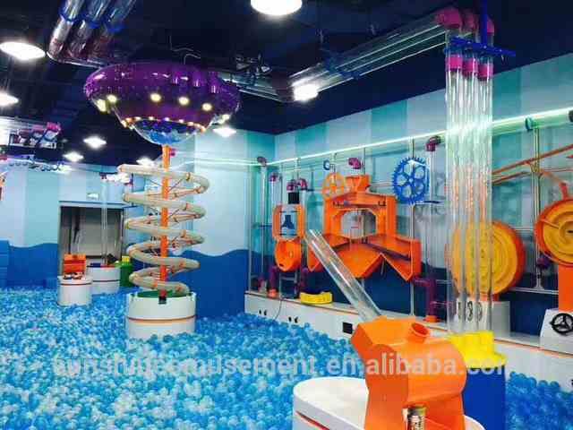 What are the benefits of indoor naughty castles for growing children