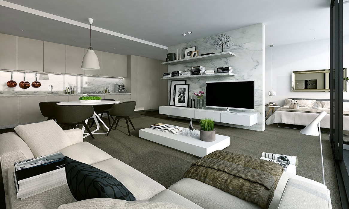 Designs & Ideas for Your Studio Apartment's Living Room