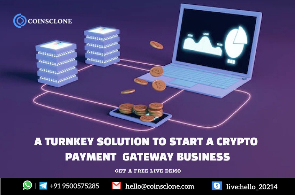 A turnkey solution to start a crypto payment gateway business