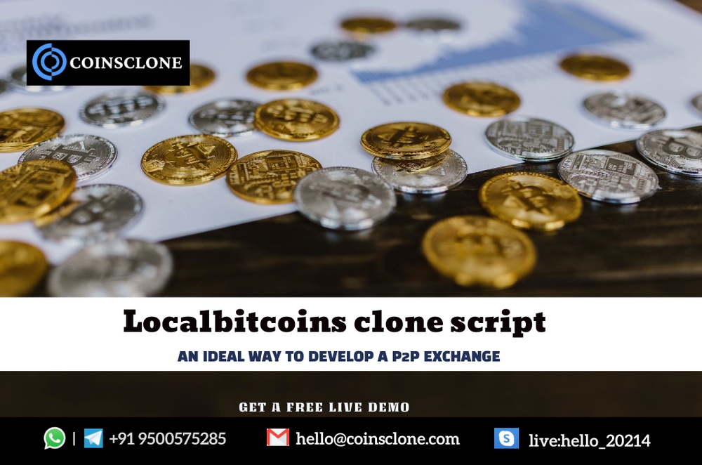 Localbitcoins clone script - An ideal way to start your p2p crypto exchange