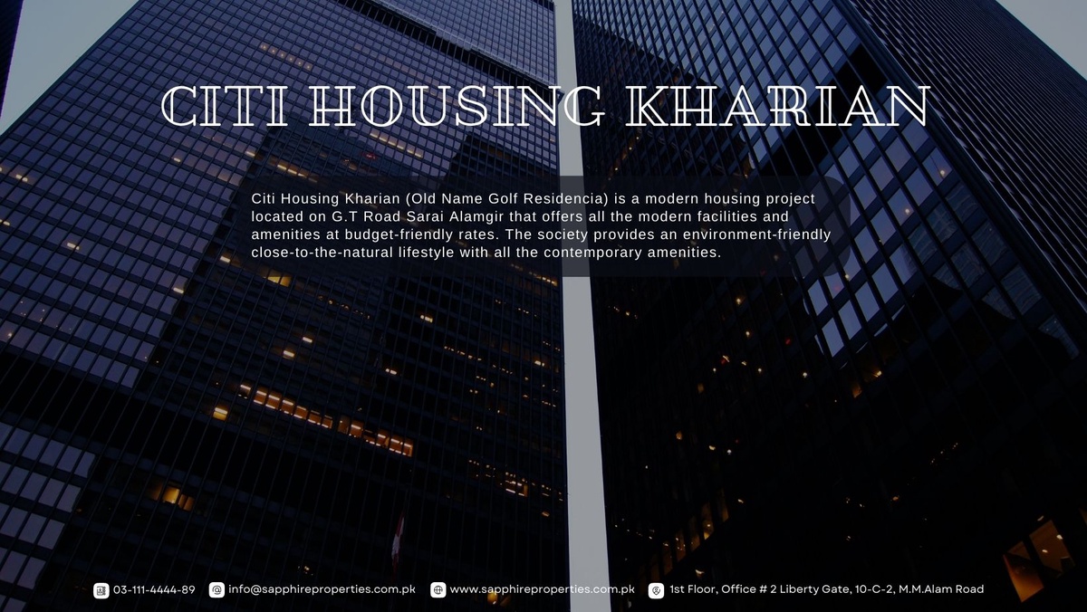 Why Is Citi Housing Kharian Considered to Be the Best Community