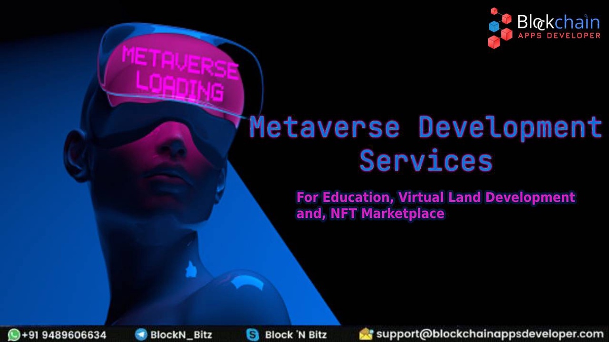 Utilize Our Metaverse Development Services For Education, Virtual Land Development & NFT Marketplace