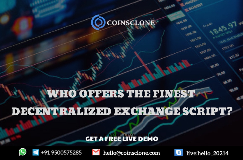 Who offers the finest decentralized exchange script?