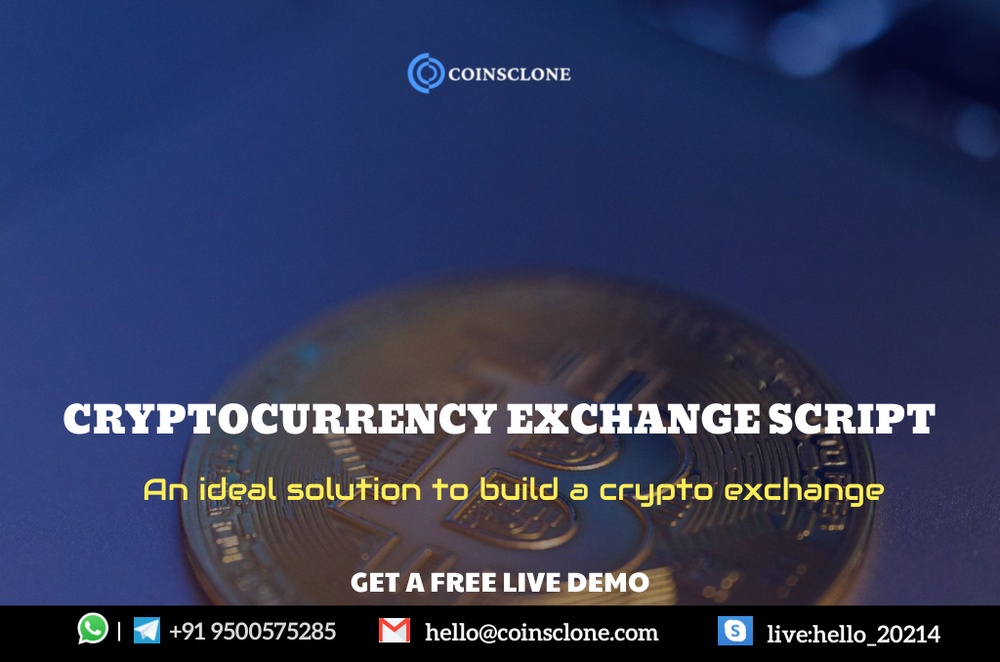 Cryptocurrency exchange script - An ideal solution to build a crypto exchange