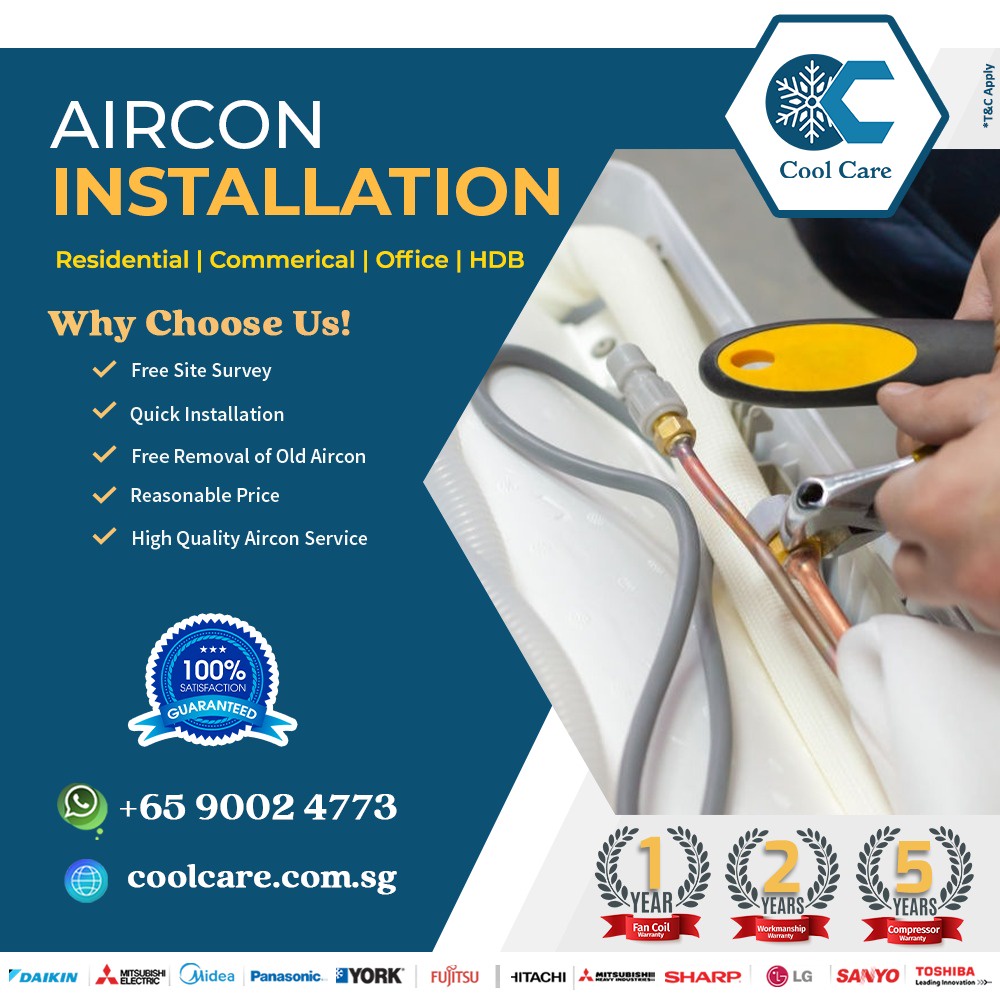 How to choose the best reliable aircon installation company in Singapore?