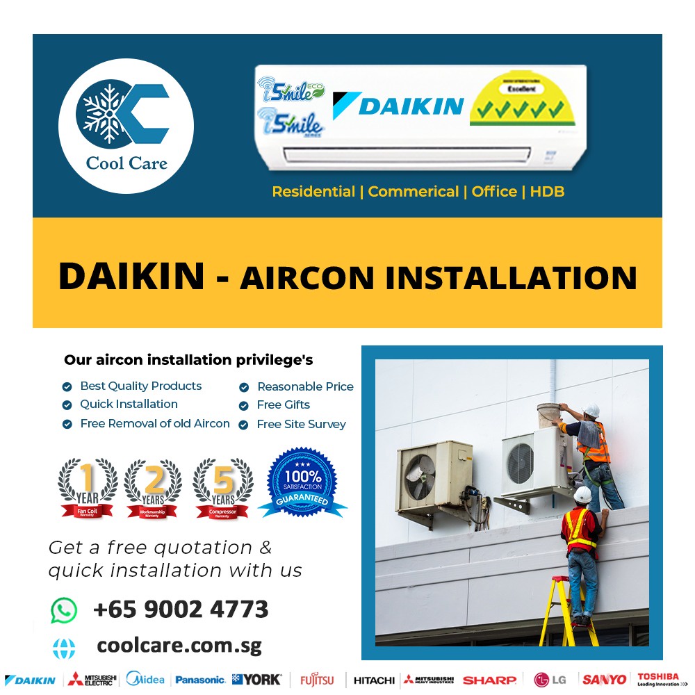 Why is Daikin aircon installation is must in Singapore?