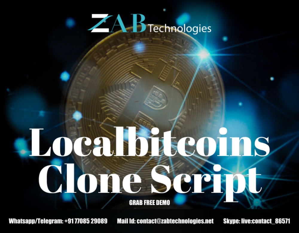 Localbitcoins Clone script - Develop an excellent P2P crypto exchange like LocalBitcoins