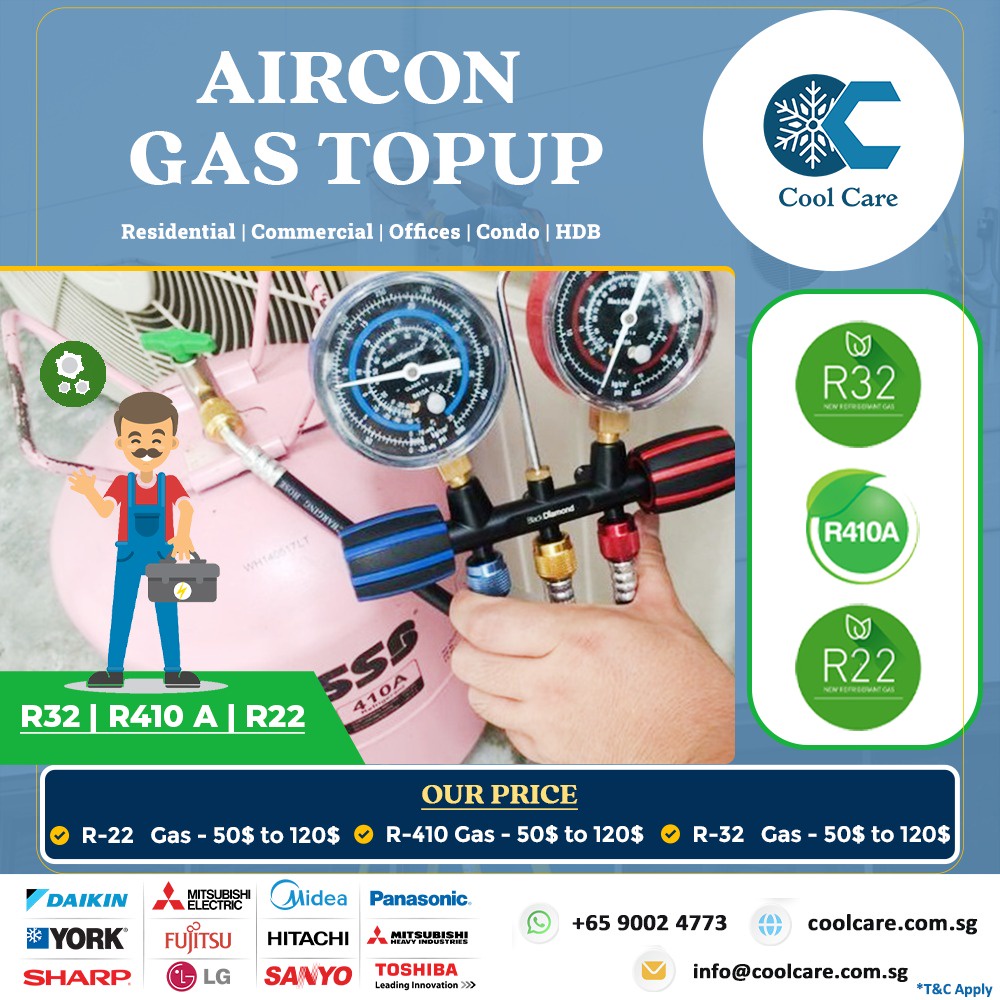 Aircon gas top up usage and why it's important ?
