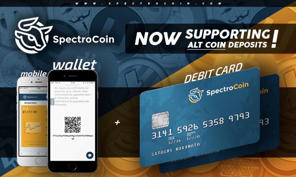 SpectroCoin Visa Virtual Crypto-Linked Cards