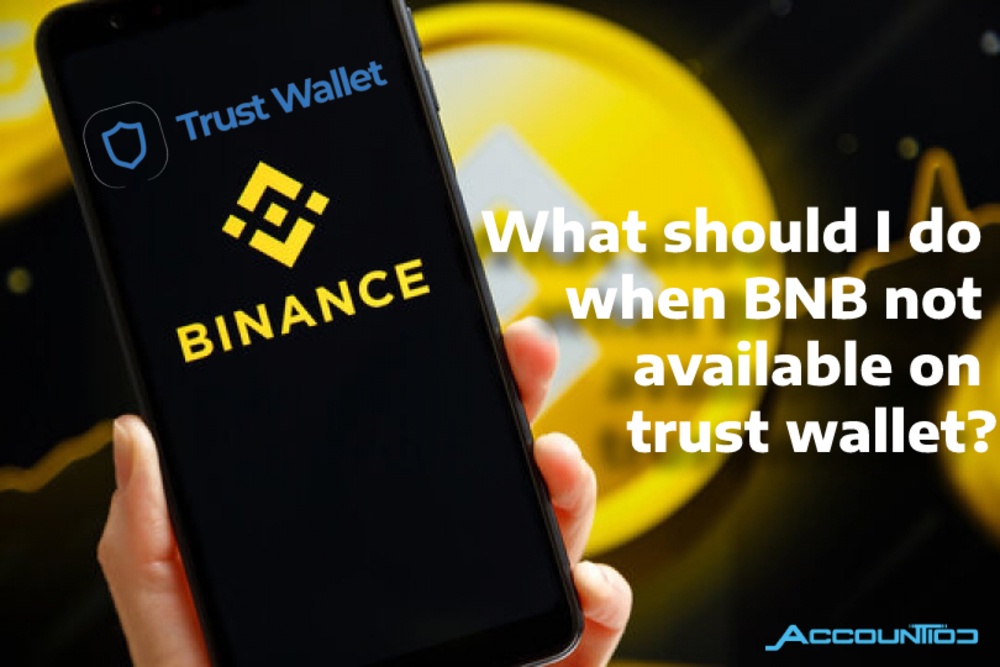 What should I do when BNB not available on trust wallet?