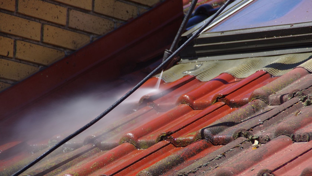 It is okay to pressure wash you roof?