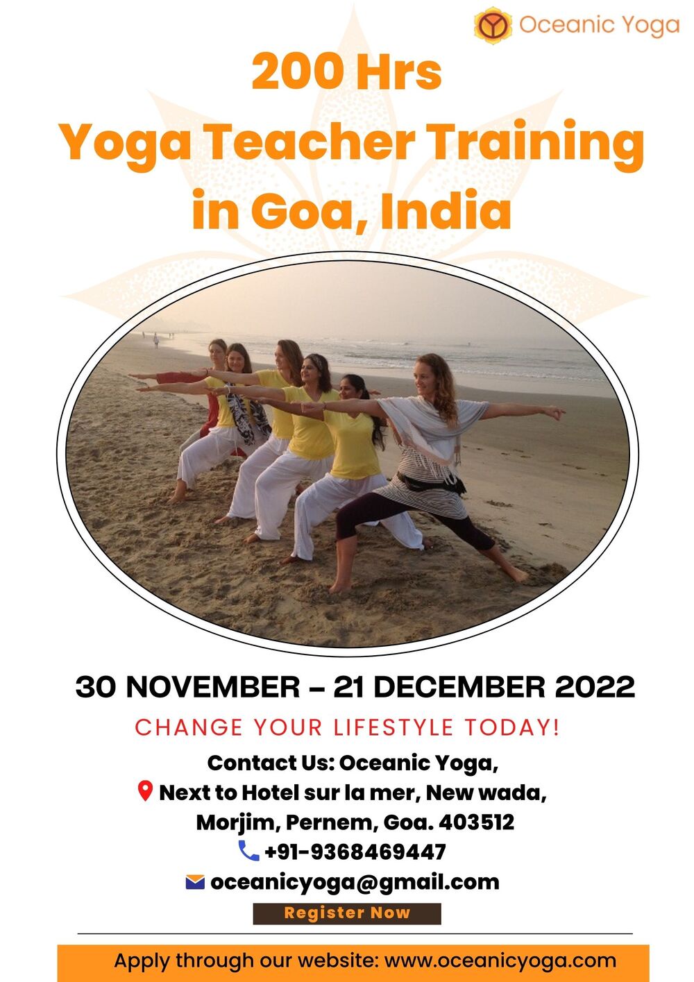 Choose the best yoga teacher training in India