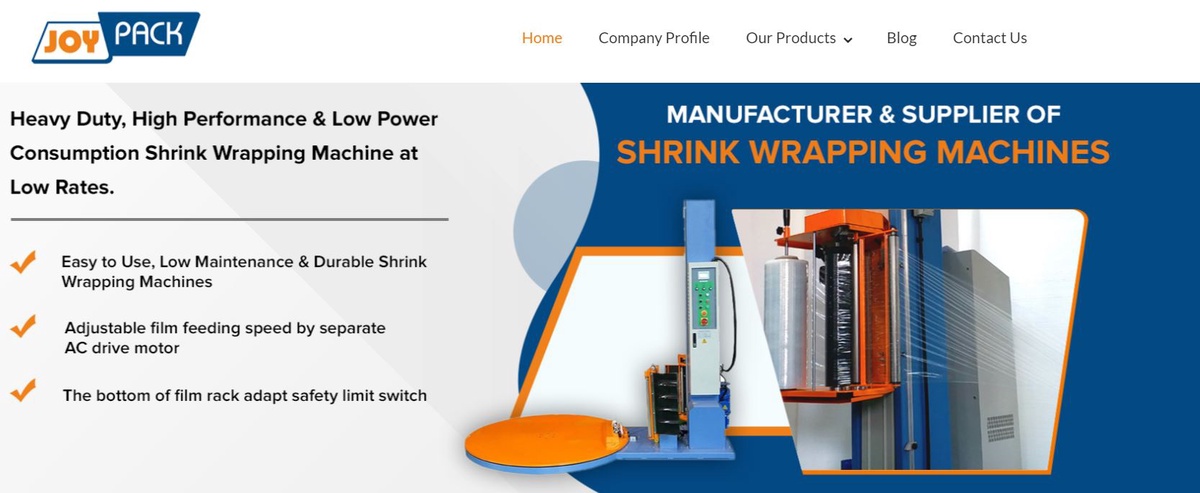 Stretch Wrapping Machine | Shrink Wrapping Machine Manufacturer