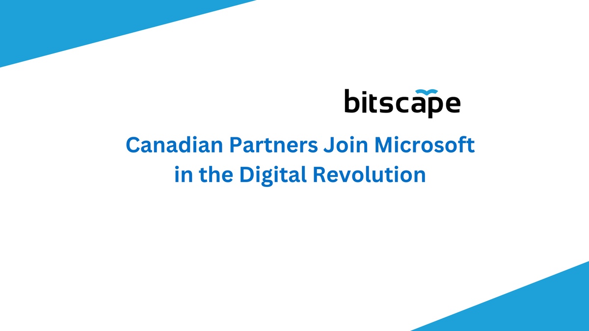 Canadian Partners Join Microsoft in the Digital Revolution