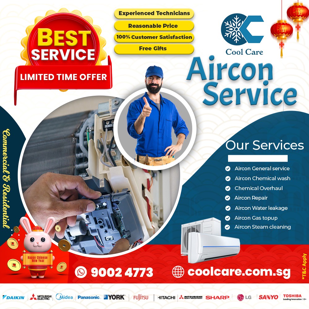 What are the type of aircon services and it's usages