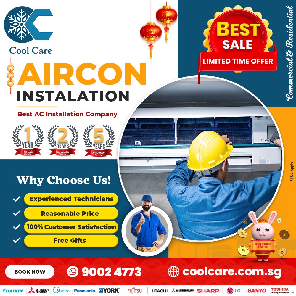 Process of aircon installation in singapore