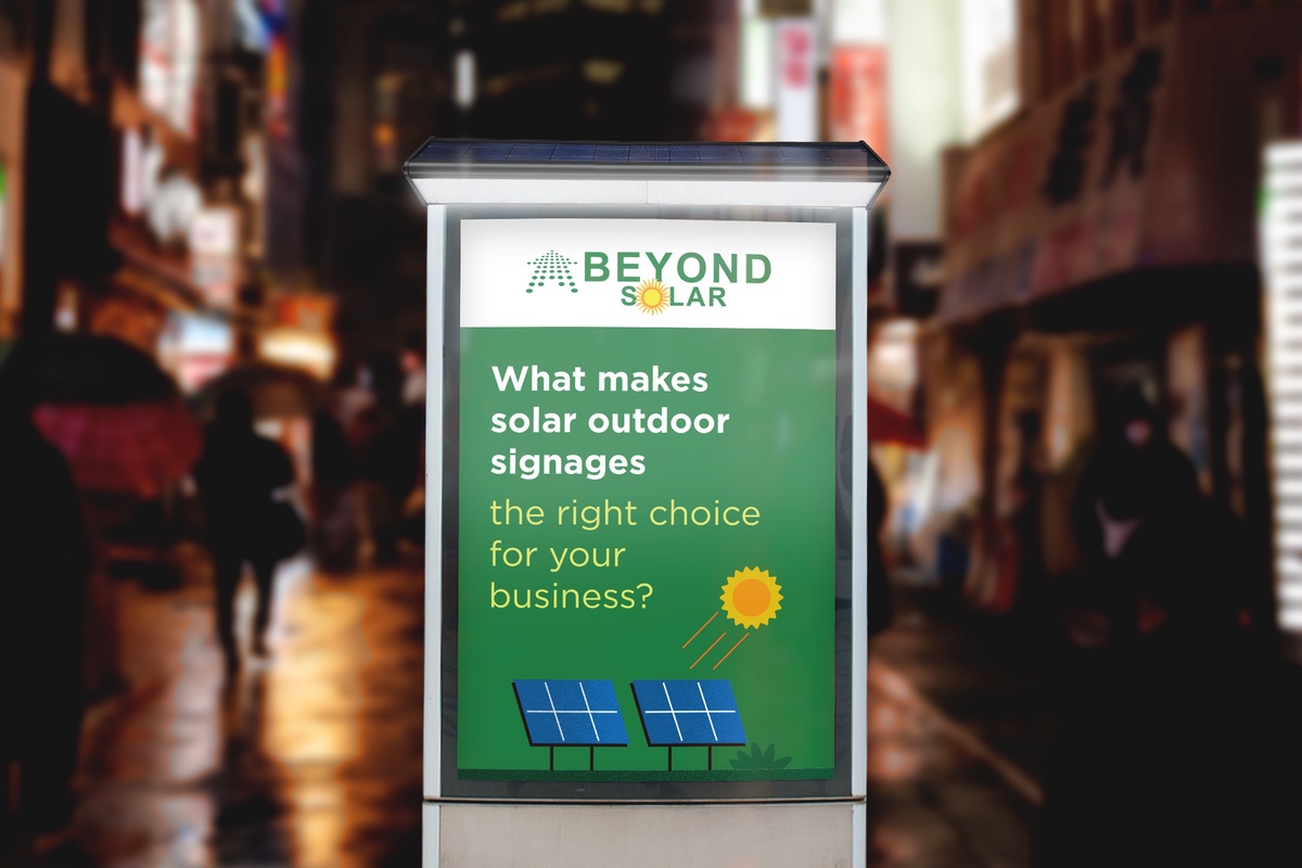 What makes solar outdoor signage the right choice for your business? – Beyond Solar