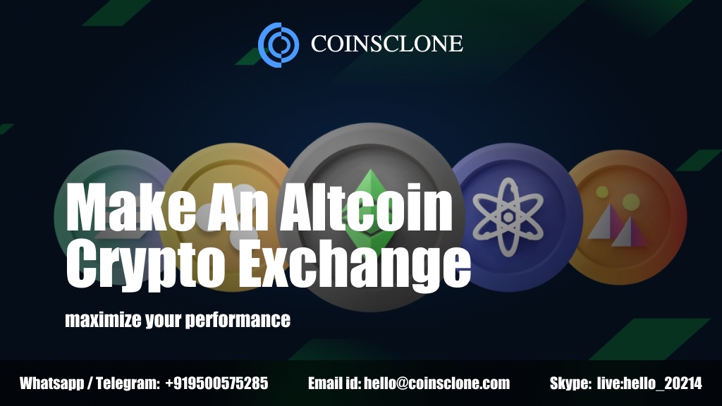 Make an altcoin crypto exchange - increase your profits