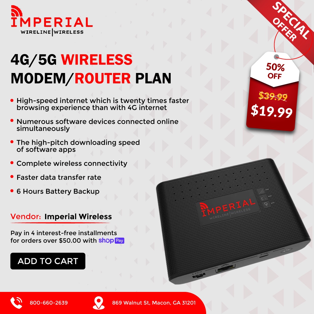 Modem Wireless Router Combo - Imperial Wireless