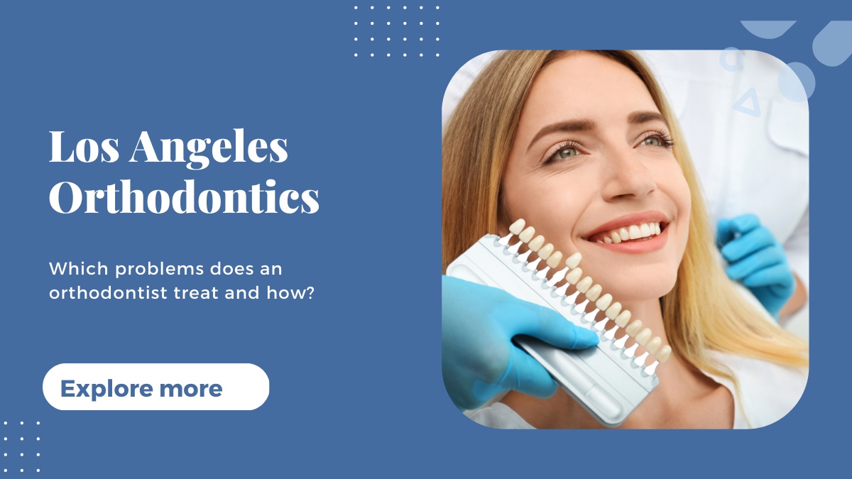 Which problems does an orthodontist treat and how?