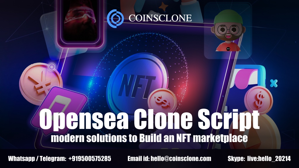 Build an ideal NFT marketplace using opensea clone script!!