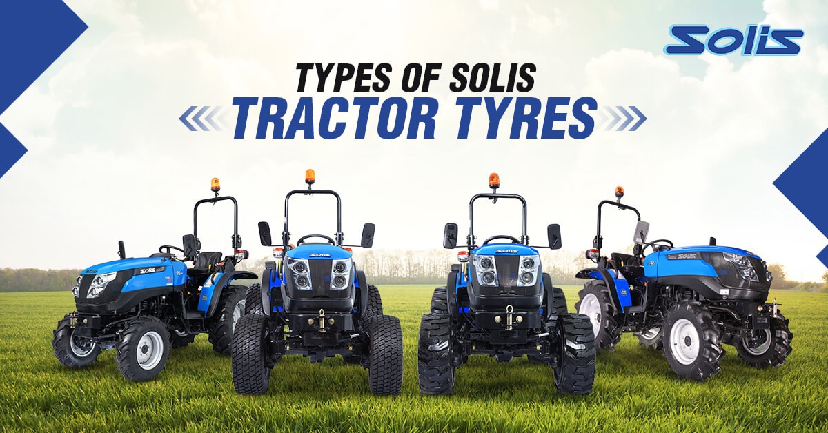 Solis Turf +Tyres are Specially Made for Lawns that can fit Compact Tractors