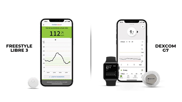Difference between Freestyle Libre 3 vs Dexcom G7