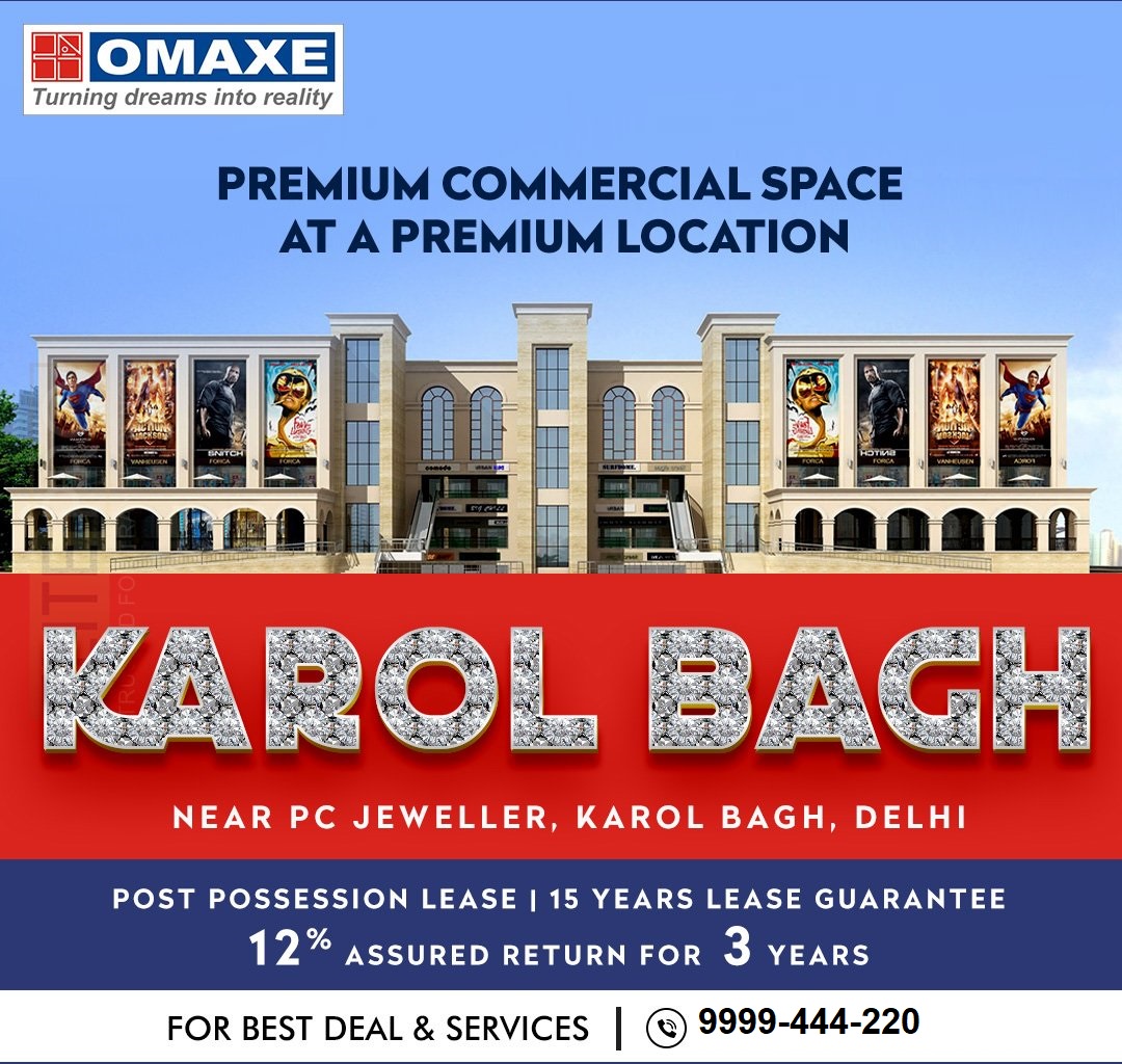 Omaxe Karol Bagh Assured Return Projects Delhi, New Commercial Property in Karol Bagh