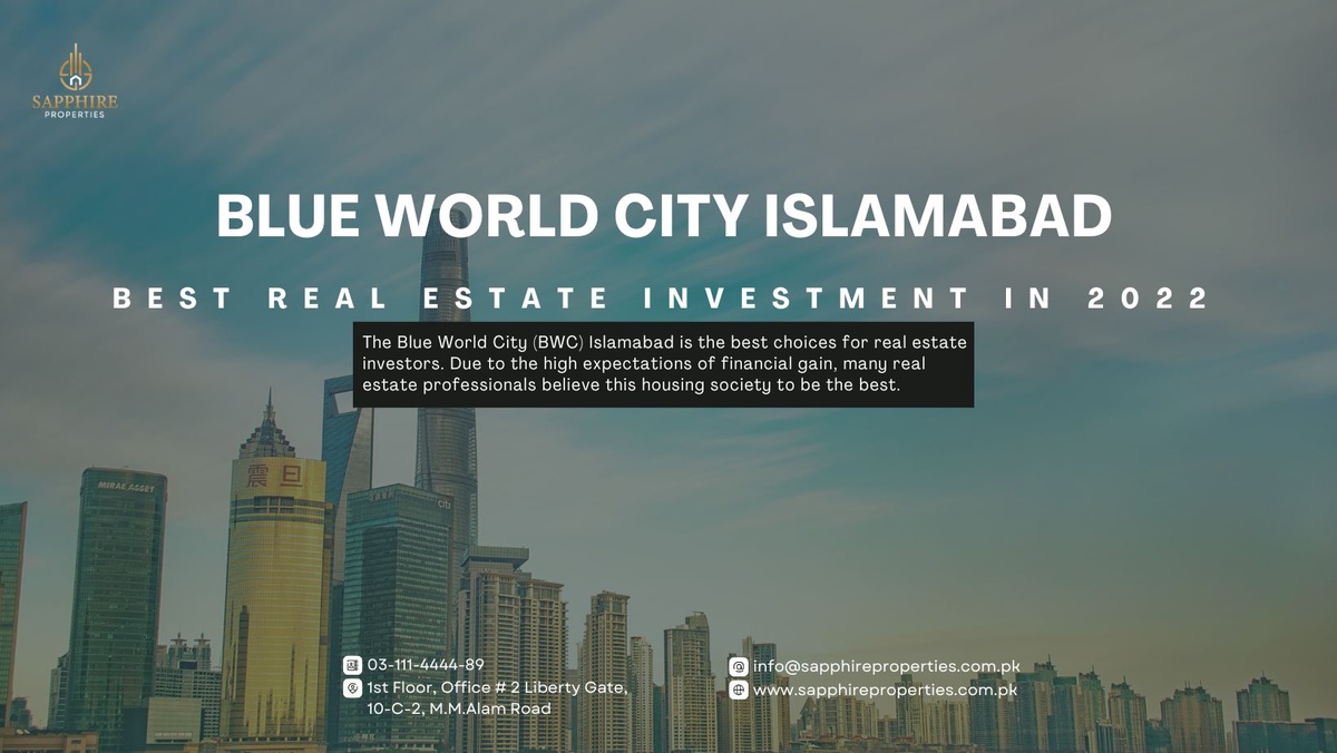 All You Need to Know About Blue World City Islamabad
