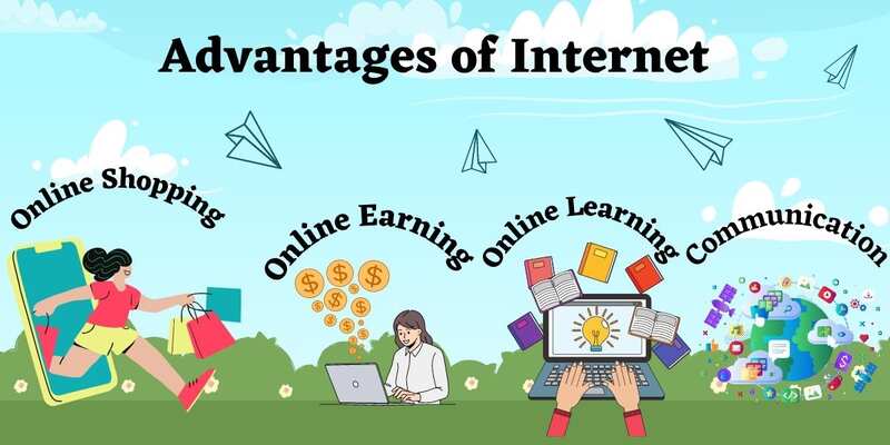 What are 10 advantages of internet?