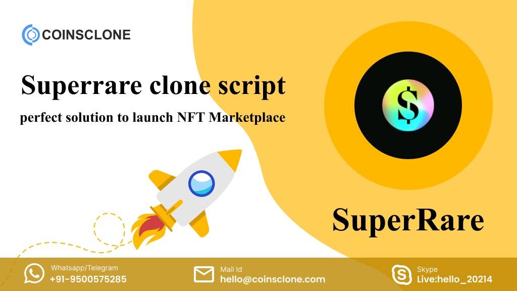 Superrare clone script - perfect solution to launch an NFT marketplace !!