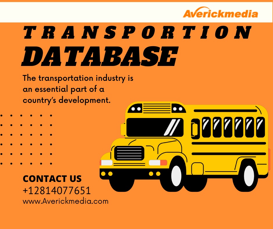 Must get the business database of transportation industry