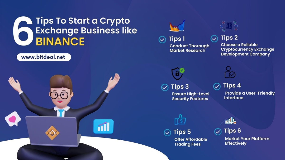 6 Tips To Start a Cryptocurrency Exchange Business Like Binance