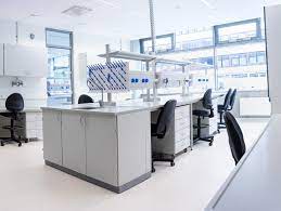 What is laboratory furniture made of?