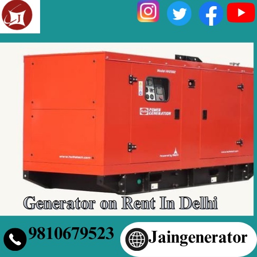 Get Reliable And Flexible Generator Rentals In Delhi With Jaingenerator