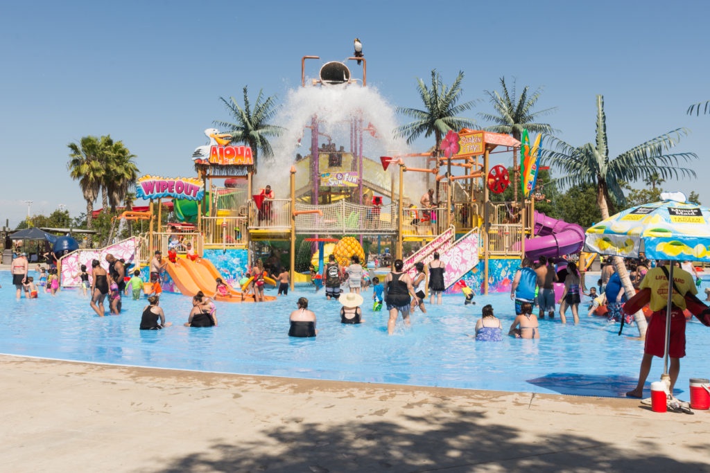 "Splashing Fun at the Waterpark in Fresno, California"