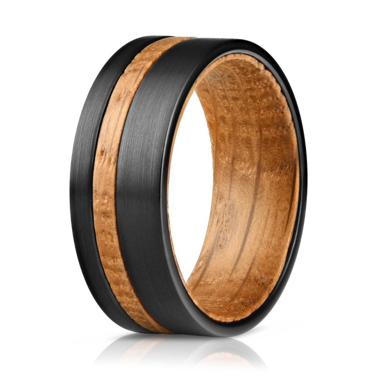 The Unique Texture of Whiskey Barrel Wedding Rings: A Perfect Addition to Your Style