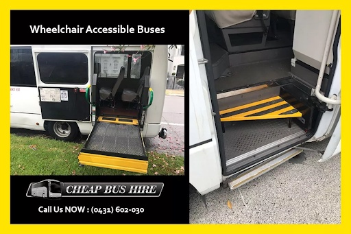 Buses with wheelchair access hire