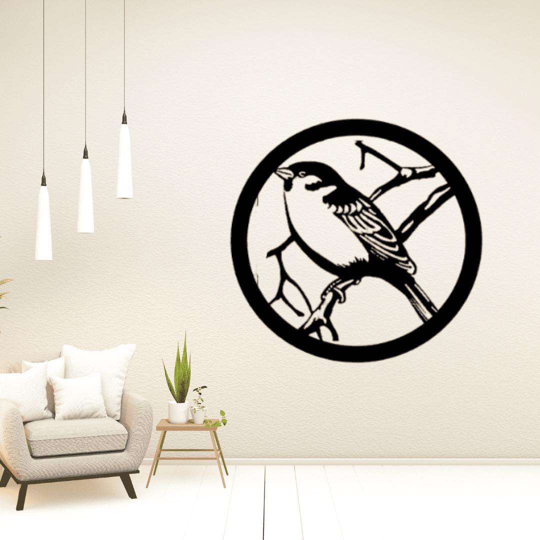 Graceful Avian Beauty: Stunning Bird Metal Wall Decor for Your Home