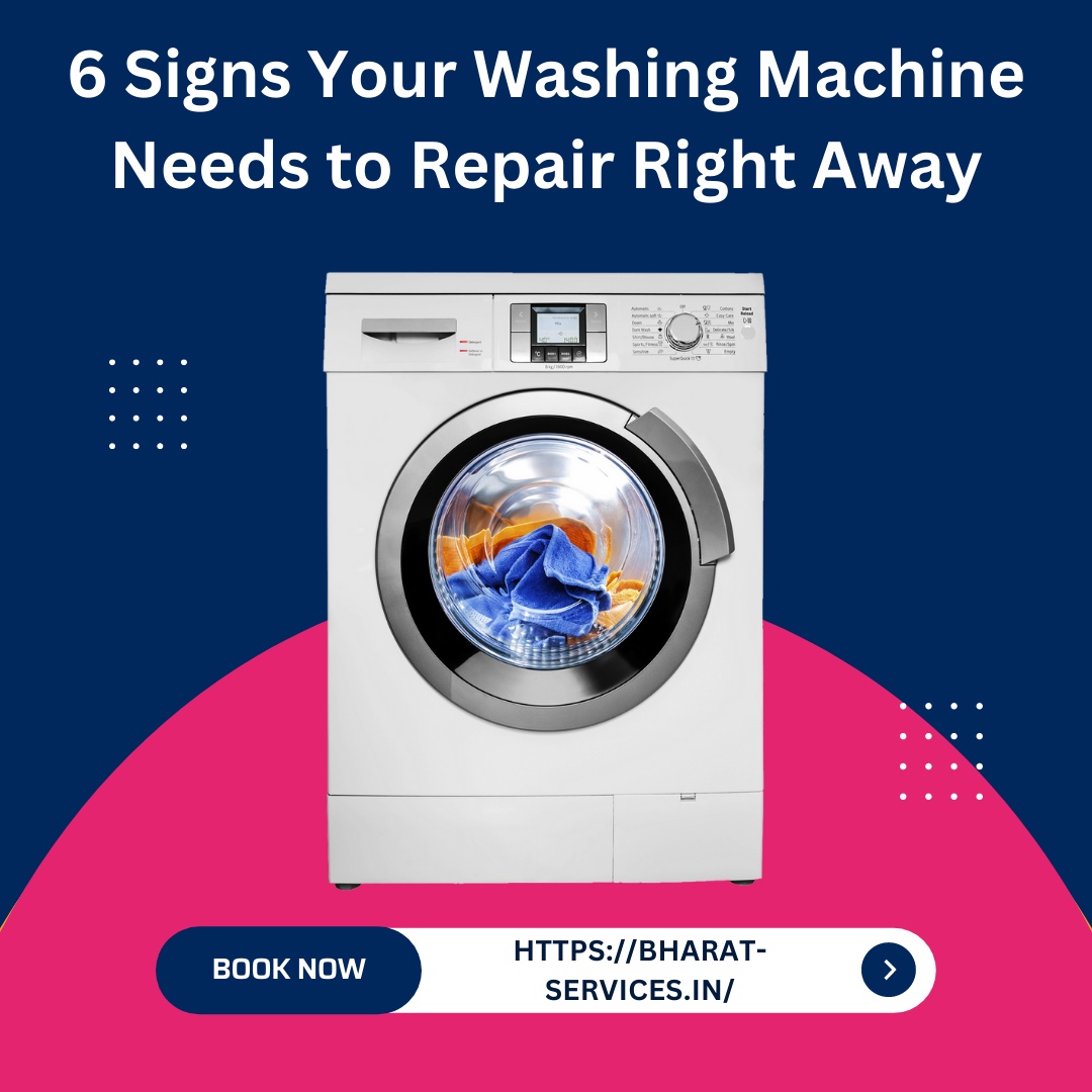 6 Signs Your Washing Machine Needs to Repair Right Away