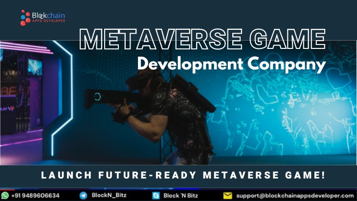 Metaverse Game Development Company - Be a part of the evolving gaming community and bring up your game to digital reality.