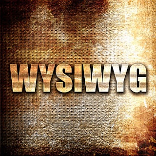 Can you explain the basic principles behind WYSIWYG editing?